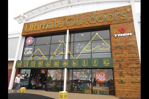 Ultimate Outdoors is a shop on British Land’s Deepdale Shopping Park, on the outskirts of Preston.